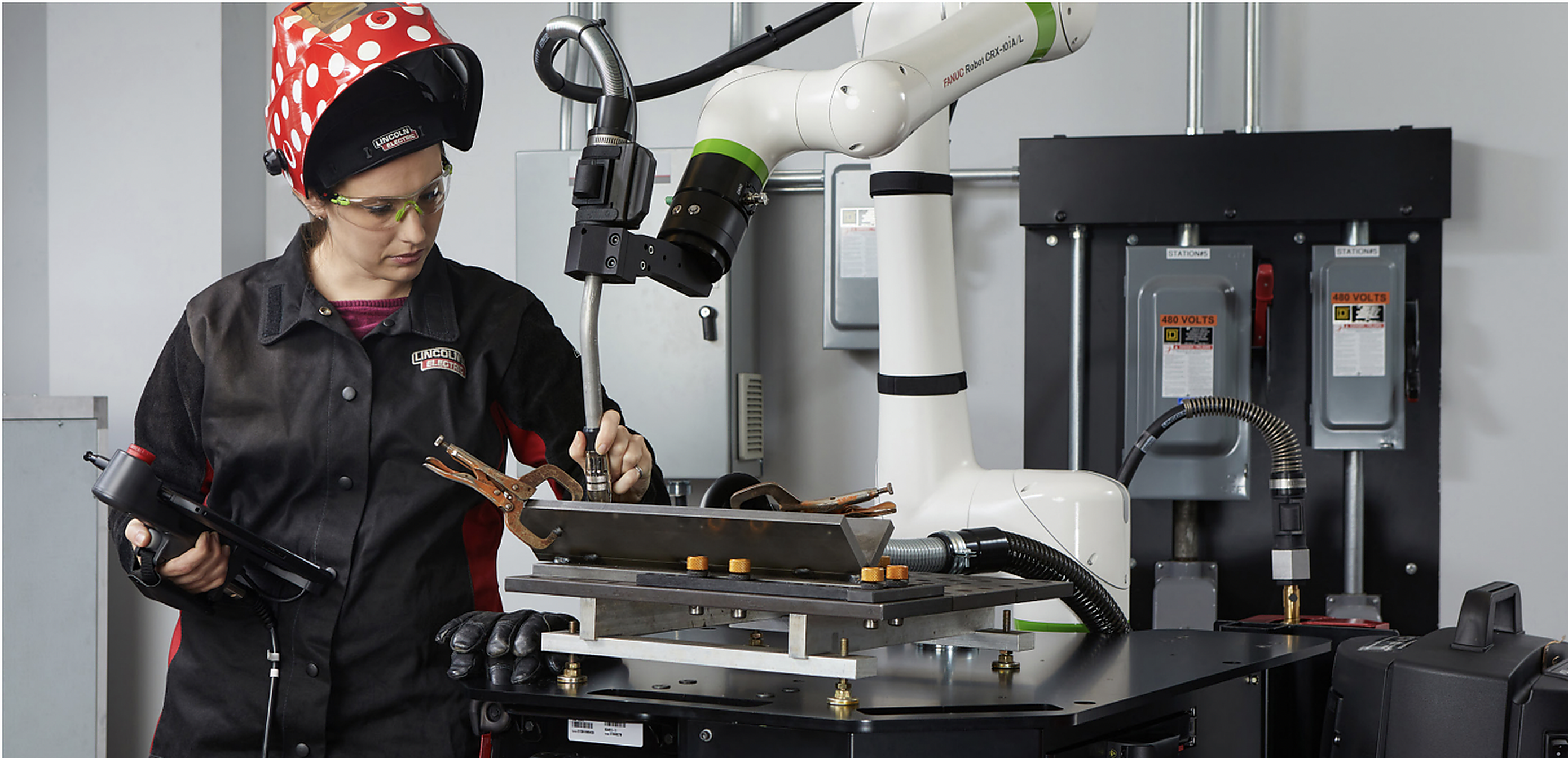 Cobots colaborativos de soldadura